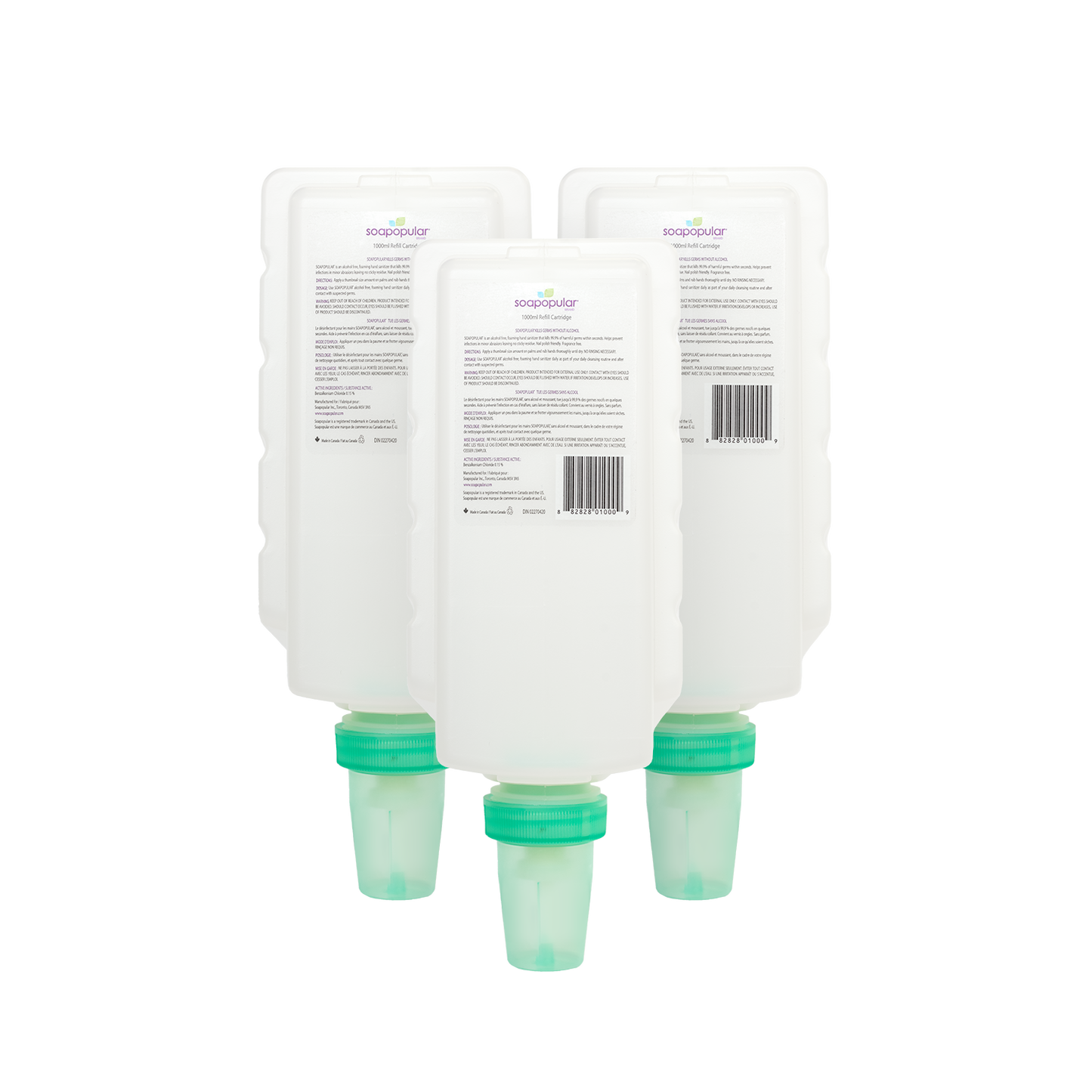 Soapopular® Alcohol-Free Foaming Cartridge Refill - 1000mL (33.8o.z)