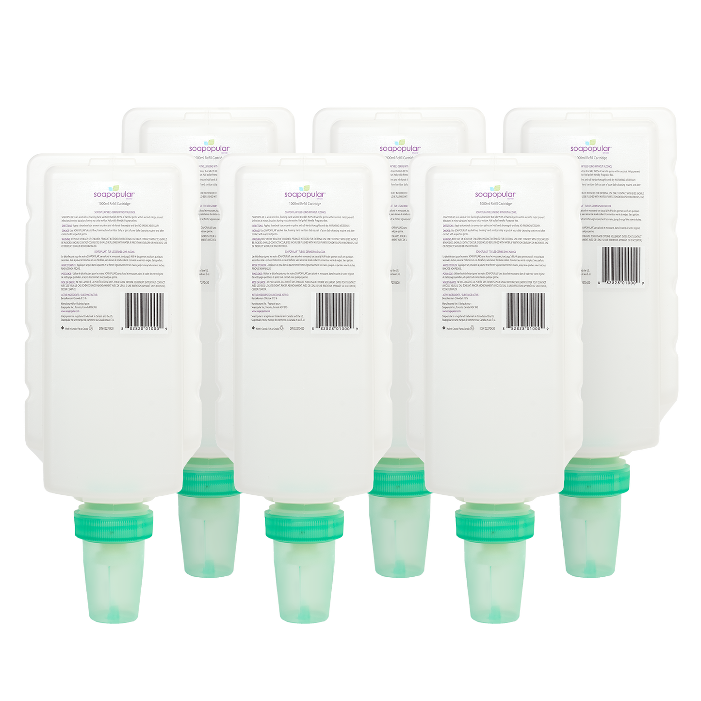 Soapopular® Alcohol-Free Foaming Cartridge Refill - 1000mL (33.8o.z)