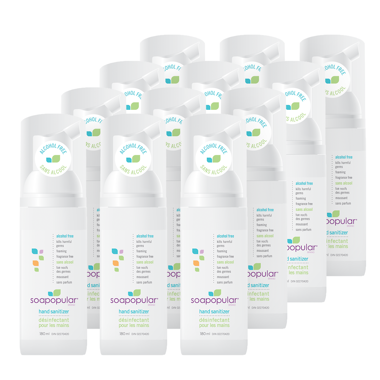 Soapopular® Alcohol-Free Foaming Hand Sanitizer - 180mL (6.0o.z)