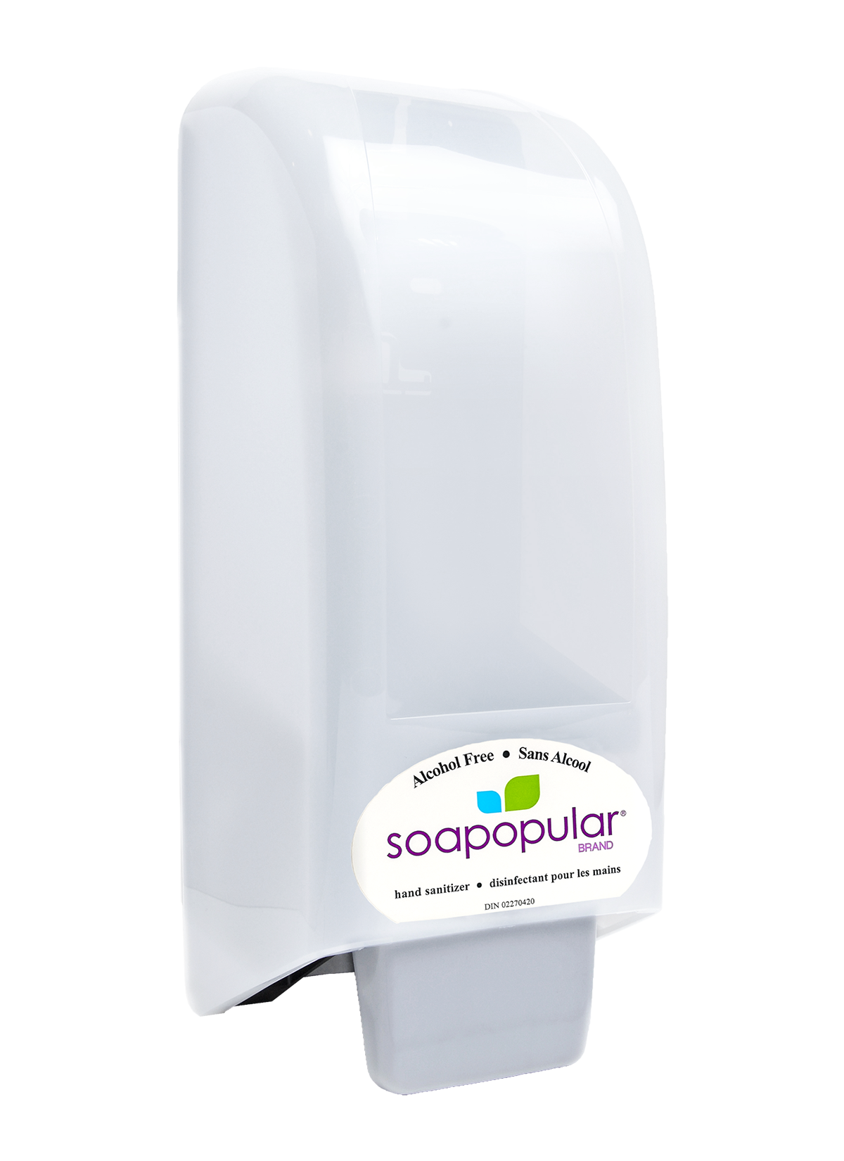 PROMOTION* Soapopular® DIN Alcohol-Free Foam Hand Sanitizer 1 L Cartridge Refill (6PK)  &  Receive 1 FREE  Wall Covered Dispenser