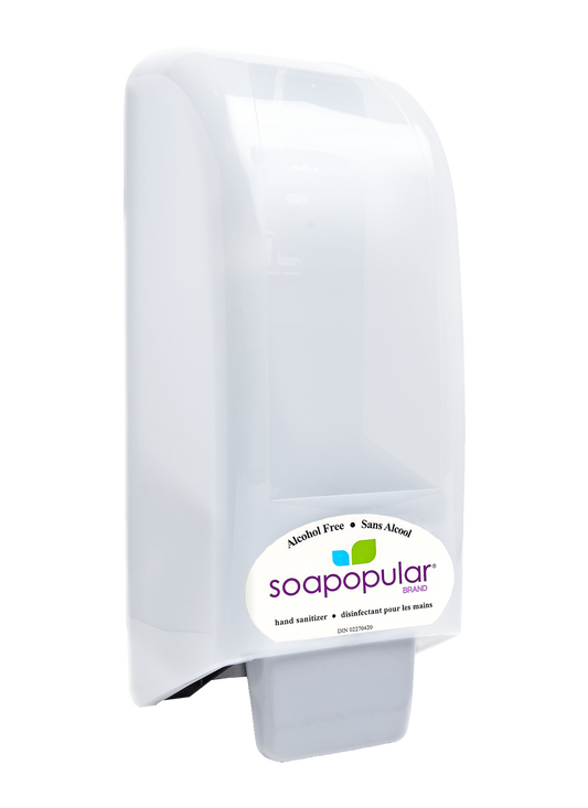 Soapopular® Alcohol-Free Foam Covered Manual Dispenser - 1000mL (33.8o.z)