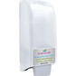Soapopular 70% alcohol sanitizer manual dispenser comes with a cover that protects the sanitizer from pilferage risk.