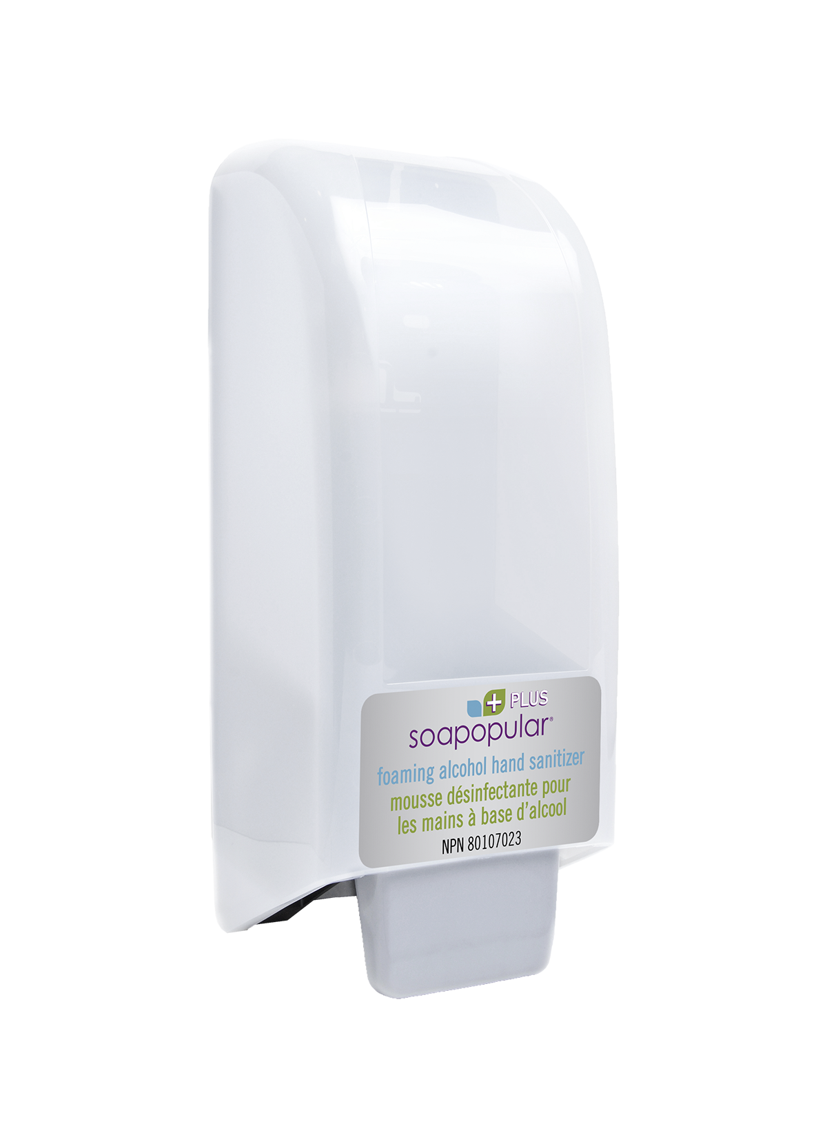 PROMOTION* Soapopular Plus® 70% Alcohol Foam Hand Sanitizer 1 L Cartridge Refill (6PK) & Receive 1 FREE Wall Covered Dispenser
