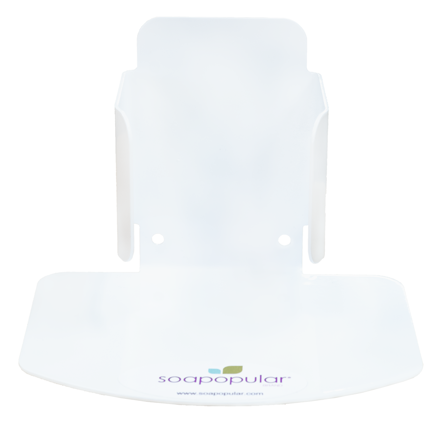 Soapopular 550mL desktop bracket holds 550mL bottles for a more secure sanitation station.