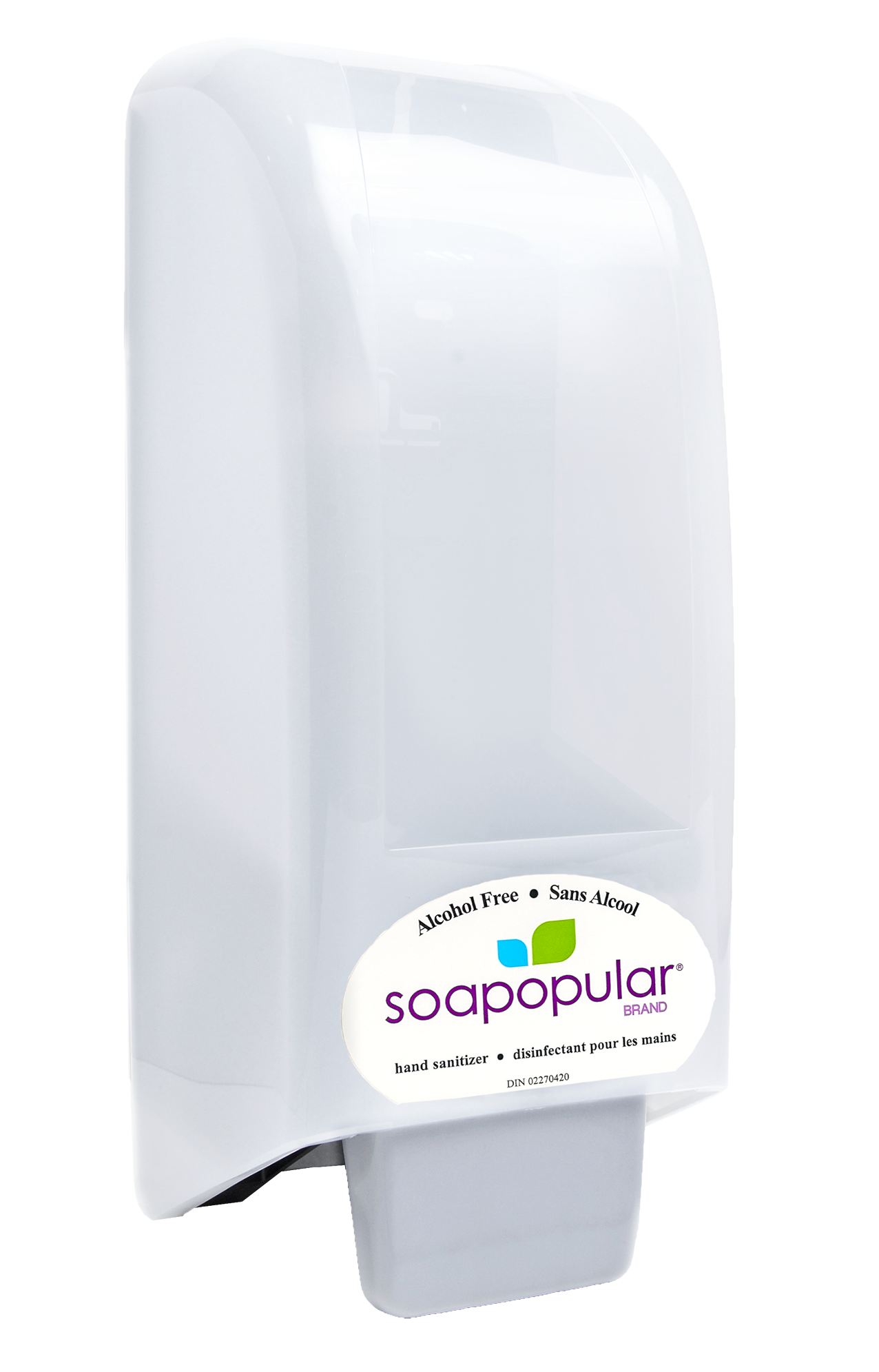 Soapopular® Alcohol-free Covered Manual Dispenser + Refill Package