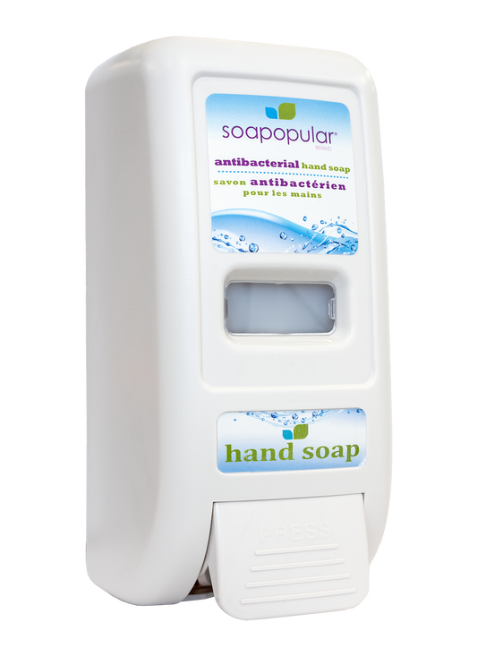 Soapopular® Triclosan-free Foaming Antibacterial Hand Soap Bulk Fill Manual Dispenser - 1000mL (33.8o.z)