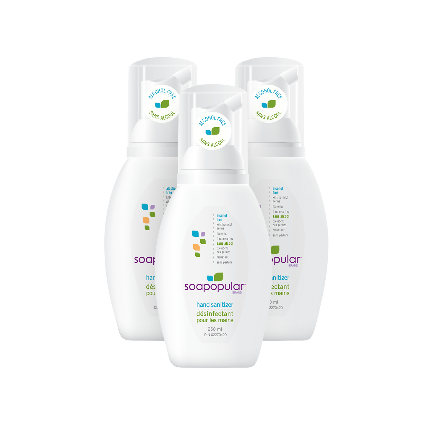 Soapopular® Alcohol-Free Foaming Hand Sanitizer - 250mL (8.45o.z)