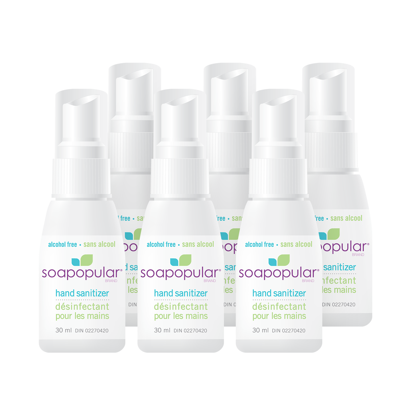 Soapopular® Alcohol-Free Spray Hand Sanitizer - 30mL (1.0o.z)