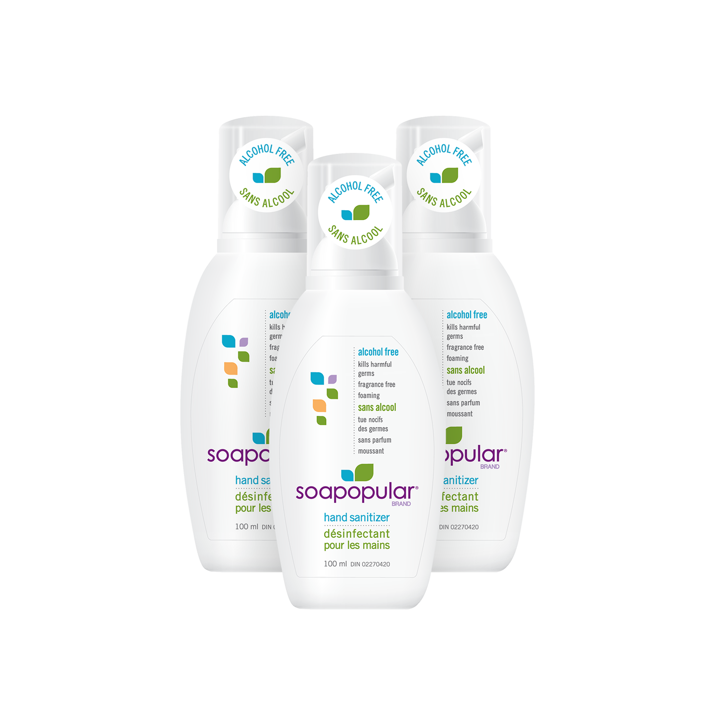 Soapopular® Foam Alcohol-Free Hand Sanitizer - 100mL (3.4o.z)