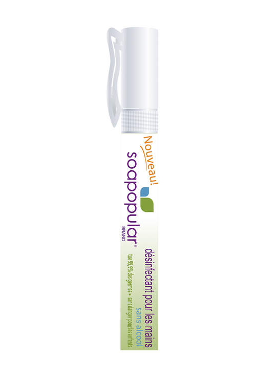 Soapopular alcohol free 10mL sanitizer pens are perfect for sponsors, events and other parties.