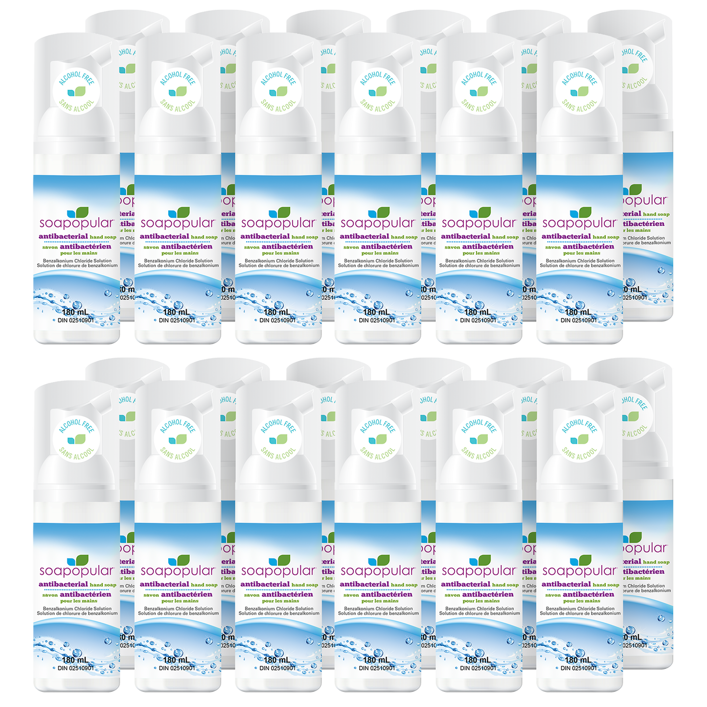 Soapopular® Triclosan-Free Foaming Antibacterial Hand Soap - 180mL (6.0o.z)