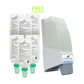 PROMOTION * Soapopular DIN Antibacterial Foam Hand Soap - 1 L Cartridge Refill (6PK)  &  Receive 1 FREE  Wall Dispenser with NO COVER